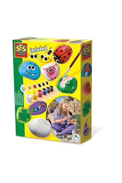 SES Creative Set creativ - SES Junior - Pictura pe pietre