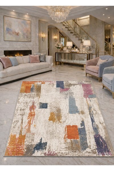 Rugs Modern Halı سجادة زخرفية حديثة منسوجة بنمط مختلط من SDT sdtamor1345