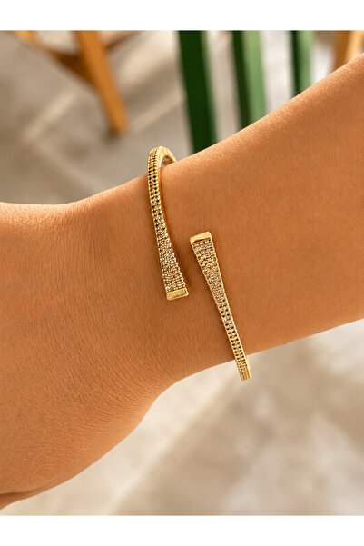 ACAR TAKI Premium Series, Gold Color, Zircon Stone Clamp Acr9829