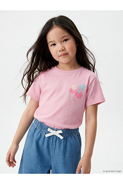 LC Waikiki Original Girls' Printed T-Shirt
