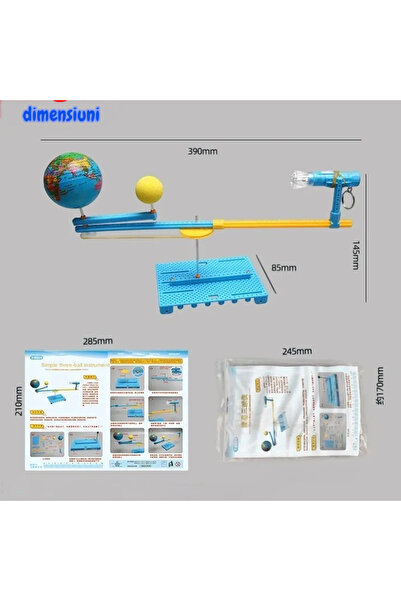 Universal Set 6 Jocuri educationale,pentru copii pasionati de astronomie,DIY,Globul Pamantesc cu Soare si Luna
