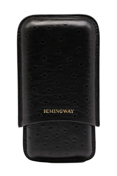 Hemingway Portable Leather Case – Black Edition