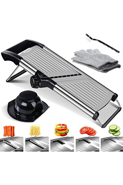 Masthome Mandoline Food Slicer Adjustable Thickness for Cheese Fruits Vegetab...