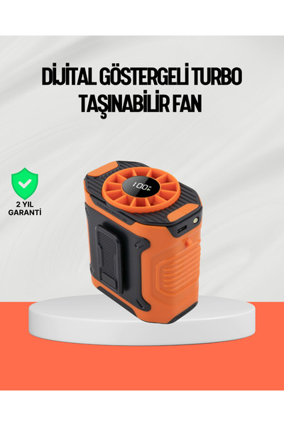 Home NOVENTO USB Şarjlı Güçlü Hız Ayarlı El ve Bel Fanı