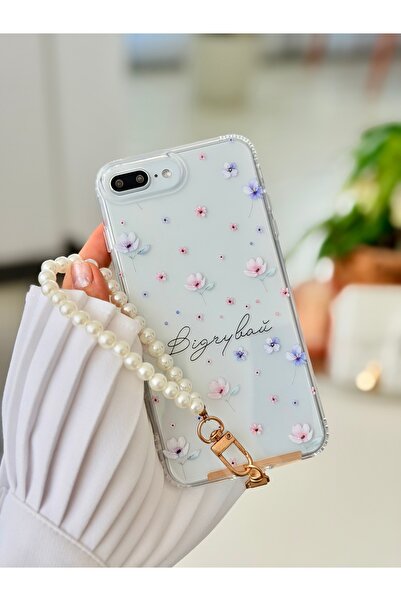 Go Aksesuar Iphone 7 PLUS VE 8 PLUS Uyumlu ÇİÇEK Charm Tasarımlı Oyuncaklı Es...