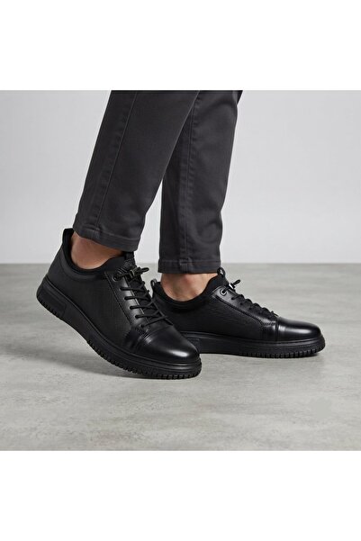 KOMCERO Elastic Thermo Sole Comfortable Genuine Leather Men's Daily Casual Sh...