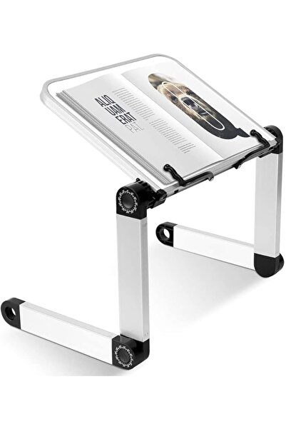 Goodern Multifunctional Laptop Stand with Page Clips, Ergonomic Bed Sofa Book...