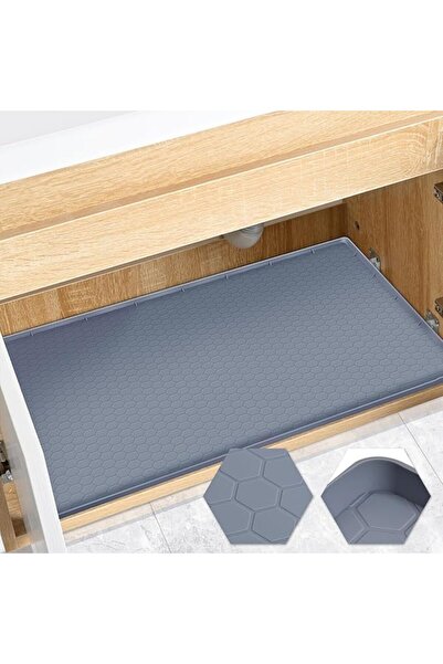 Yelajoy Under Sink Mat, 34" x 22" Silicone Mats for Kitchen Waterproof, Under...