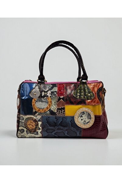 Ega ayakkabı Women's Genuine Leather Imported Designer Handbag