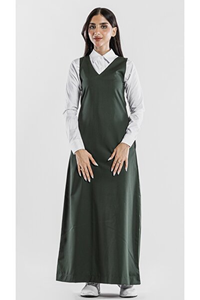 LEBASY Shail V-Cut Medium Oily Apron for Girls - Lbasi (54 Inches)