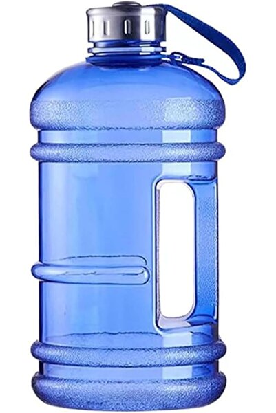 HALAMODO Large Sports Water Bottle Blue Color 2.2L Water Gallon Reusable Wate...