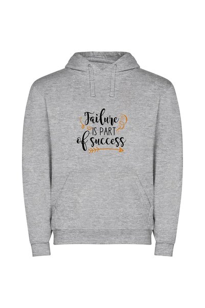 iLovePrints Failing Forward: Inspirational Success Φούτερ με κουκούλα σε χρώμ...