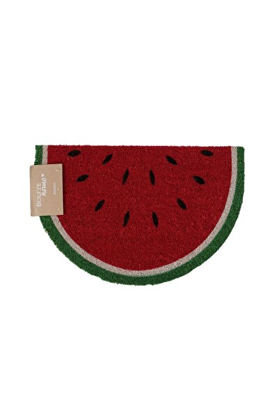 Boltze Covoraș de intrare roșu/verde din fibră de cocos și polipropilenă Melone