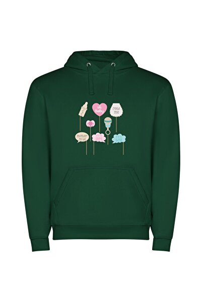 iLovePrints Edible Dreamy Toppers Φούτερ με κουκούλα σε χρώμα Πράσινο