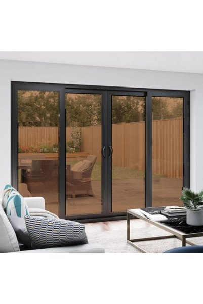 DAVIDAMI CONCEPT Folie Reflexiva cu Protectie Solara UV si Efect de Oglinda pentru Geam , dimensiune 200 cm x 60 cm, Bronze