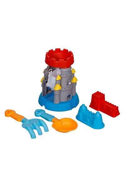 Zâna Casei Set de plajă Moara de Apă - Castel cu 4 accesorii ?17.5x22.5cm
