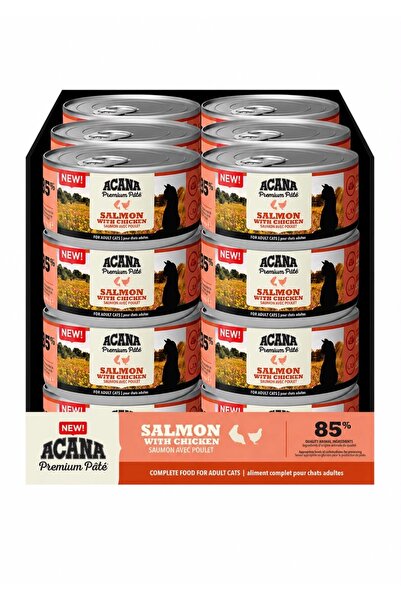 Acana Acanac Cardboard Box Wet Food with Salmon for Cats 85 g