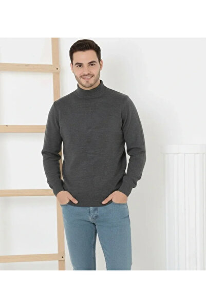 UFC 1985 TOP BRAND Men's Half Turtleneck Knitwear Sweater Soft Textured Cotto...