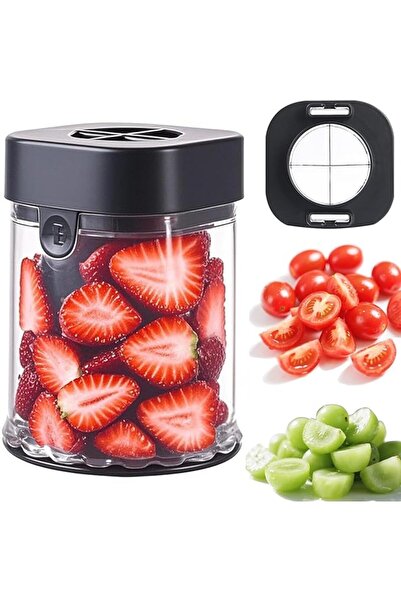 ELECDON Stainless Steel Fruit Slicer Cup, Multifunctional Kitchen Cutter for ...