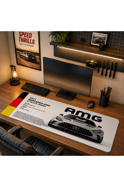RUGRUMBA FLG1006 40x90cm Gaming Player XL Mousepad cu margini cusute, dimensi...