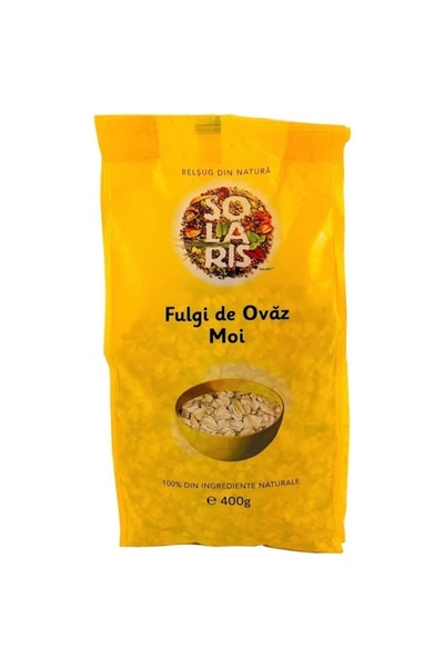 Solaris Plant Fulgi de Ovaz moi integrali, 400g