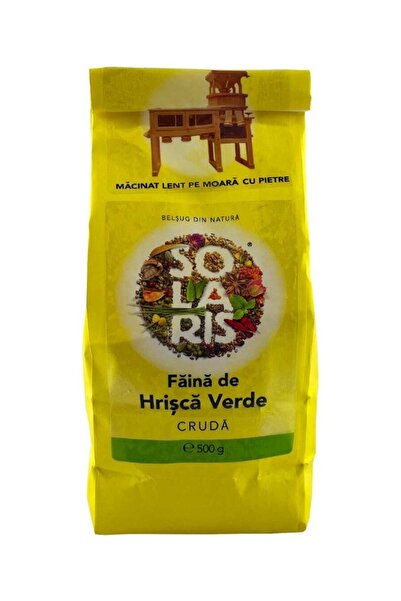 SOLARIS Faina de hrisca verde cruda 500g