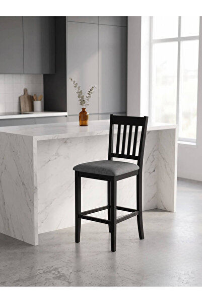 KleinHaus Furniture Vien Ahşap Bar Sandalyesi