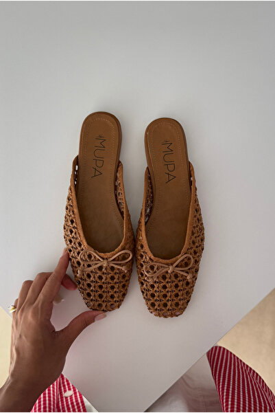 Mupa Shoes Kadın Terlik CAMEL