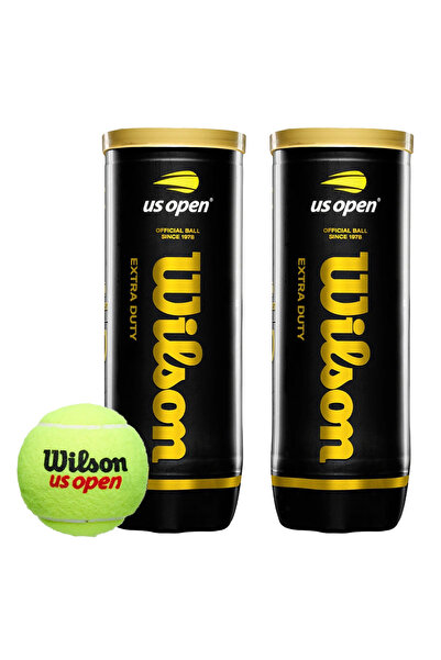 Wilson 2 Kutu Us Open tenis Topu Vakum Ambalajda WRT106200 (Yeni Seri)
