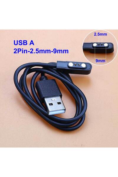 Choice4 USB A 2P-2.5-9mm 2Pin 4Pin Contact Magnetic Connector USB A Type-C Sm...