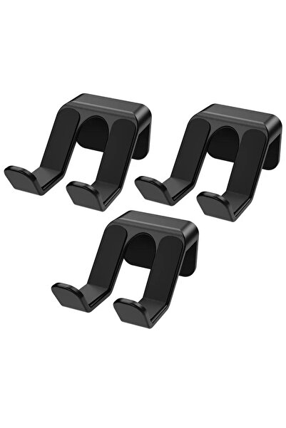 Choice5 A Black 3pcs Wall Mounted Sturdy Game Controller Bracket No Punch Eas...