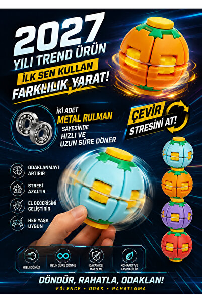 Beyas Stres Topu Dönen Fidget Oyuncak . YENİ TREND ÜRÜN