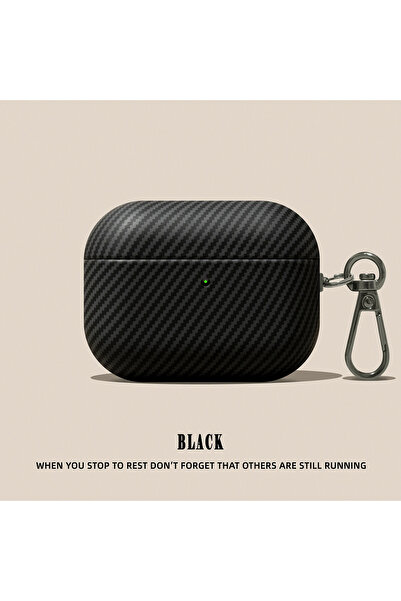 Choice23 حافظة سماعات أذن فاخرة من ألياف الكربون والجلد لـ AirPods Pro3 528E،...