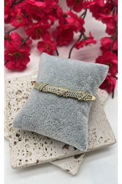 XUPING JEWELRY TuelaTaki/Xupıng Jewelry 14 Ayar Altın Kaplama Kelepçe