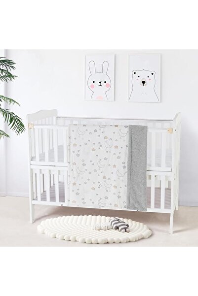 CREVENT 76X102CM Cute Plush Cozy and Warm Fleece Baby Blanket for Girls Infan...