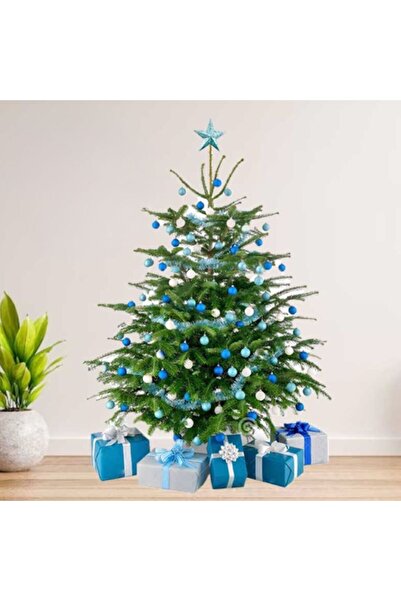 Generic Fresh Premium Christmas Tree with Silver Decorations 230cm