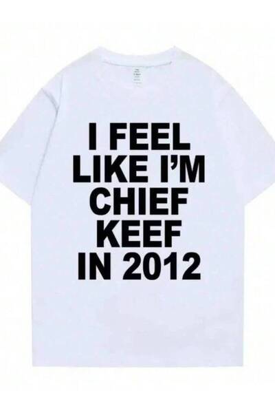 799 I Feel Like I'm In 2012 Graphic Print Tshirt Summer Men Women Fashion Hip...