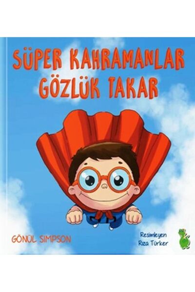 Yeşil Dinozor Süper Kahramanlar Gözlük Takar