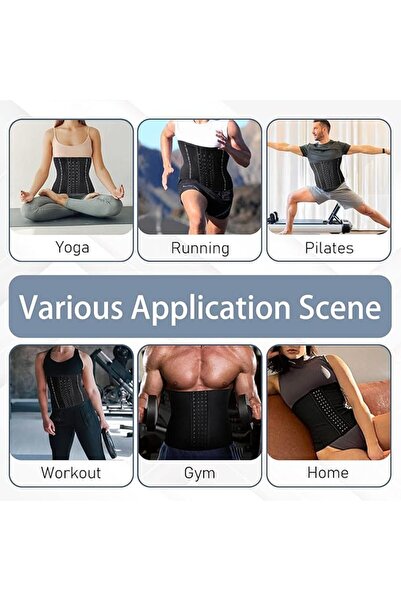 AZONEE Women Waist Trainer Trimmer Corset Weight Loss Tummy Wrap Workout Belt...