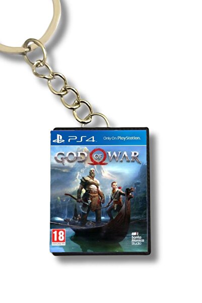 TokOyun God of War PS4 Oyun Kutusu Tasarımlı Anahtarlık