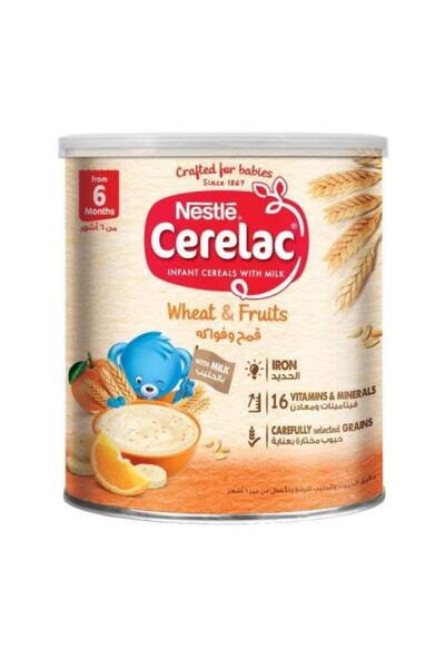 Nestle سيريلاك حبوب أطفال بالحديد + القمح والفواكه عبوة 1 كجم 1000 جرام