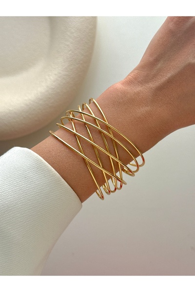 YOUES JEWELRY Steel Gold Women's Wire Clamp