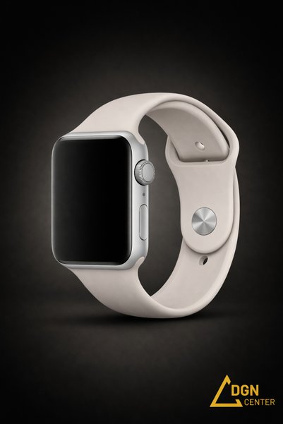 FMK Apple Watch 41 mm (7., 8. ve 9. Nesil) Uyumlu Premium Silikon Kordon