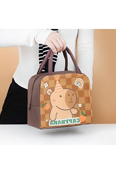 KASTWAVE 2 Pcs Capybara Insulated Lunch Bags for Kids & Women, Cute Leak-Proo...