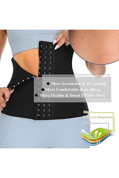 LYAROMIS حزام تنحيف الخصر قابل للتعديل للنساء، مشد لتشكيل الجسم، حزام تنحيف، ...