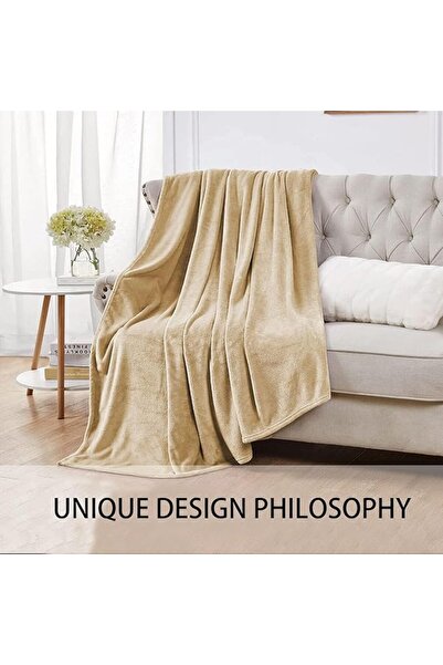 X SPRING Fleece Blanket, 280GSM Super Soft Plush Flannel Blanket with Double ...