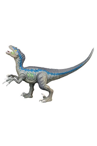 OEM Jucărie dinozaur Velociraptor de 34 cm cu sunete realiste, lumini și pies...