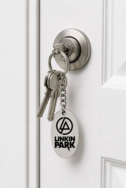 HER ŞEY NOTA www.herseynota.com Μεταλλικό μπρελόκ με λογότυπο Linkin Park – Κ...