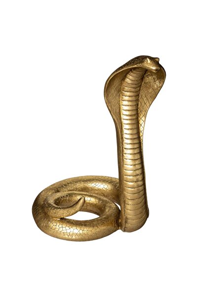 Atmosphera Șarpe cobra - Auriu, H.37 cm