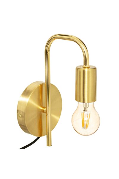 Atmosphera Aplică de perete "Keli" - Auriu, D.12 cm